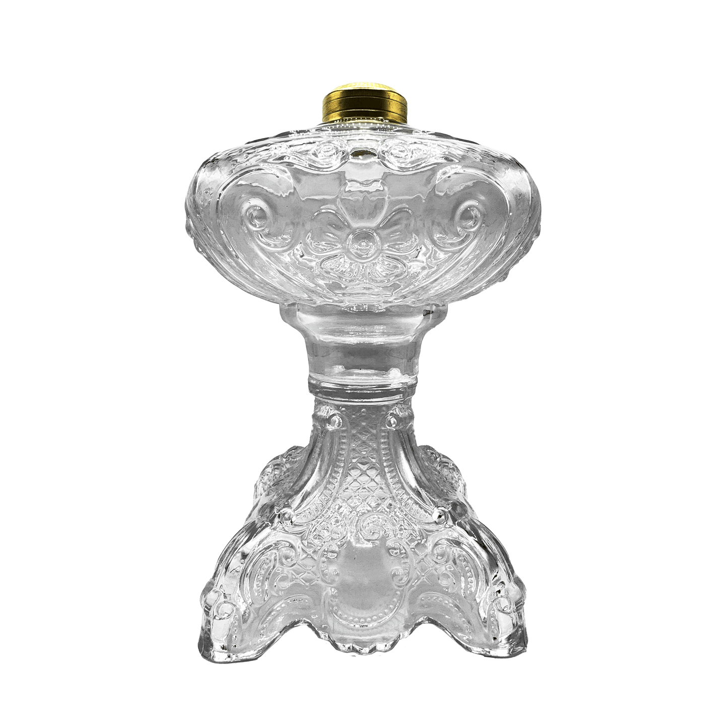 Light of Mine - Princess Feather Oil Lamp Replacement Clear Base (Base Only)