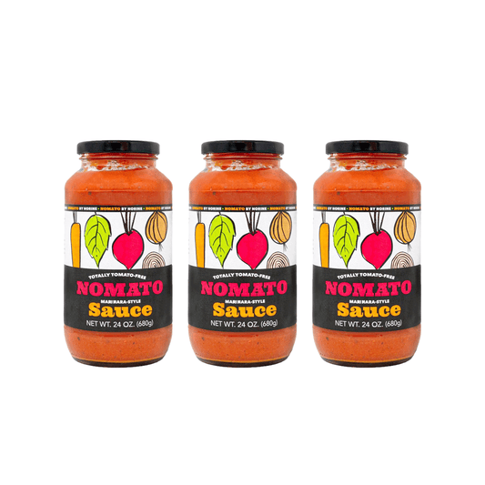 Nomato - 3 Pack of Original Tomato Free Marinara Sauce (24 oz) - Tomato Free, Gluten Free, Nut Free and Dairy Free (Marinara, 3 Pack)