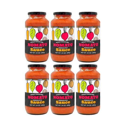 Nomato - 6 Pack of Original Tomato Free Marinara Sauce (24 oz) - Tomato Free, Gluten Free, Nut Free and Dairy Free (Marinara, 6 Pack)