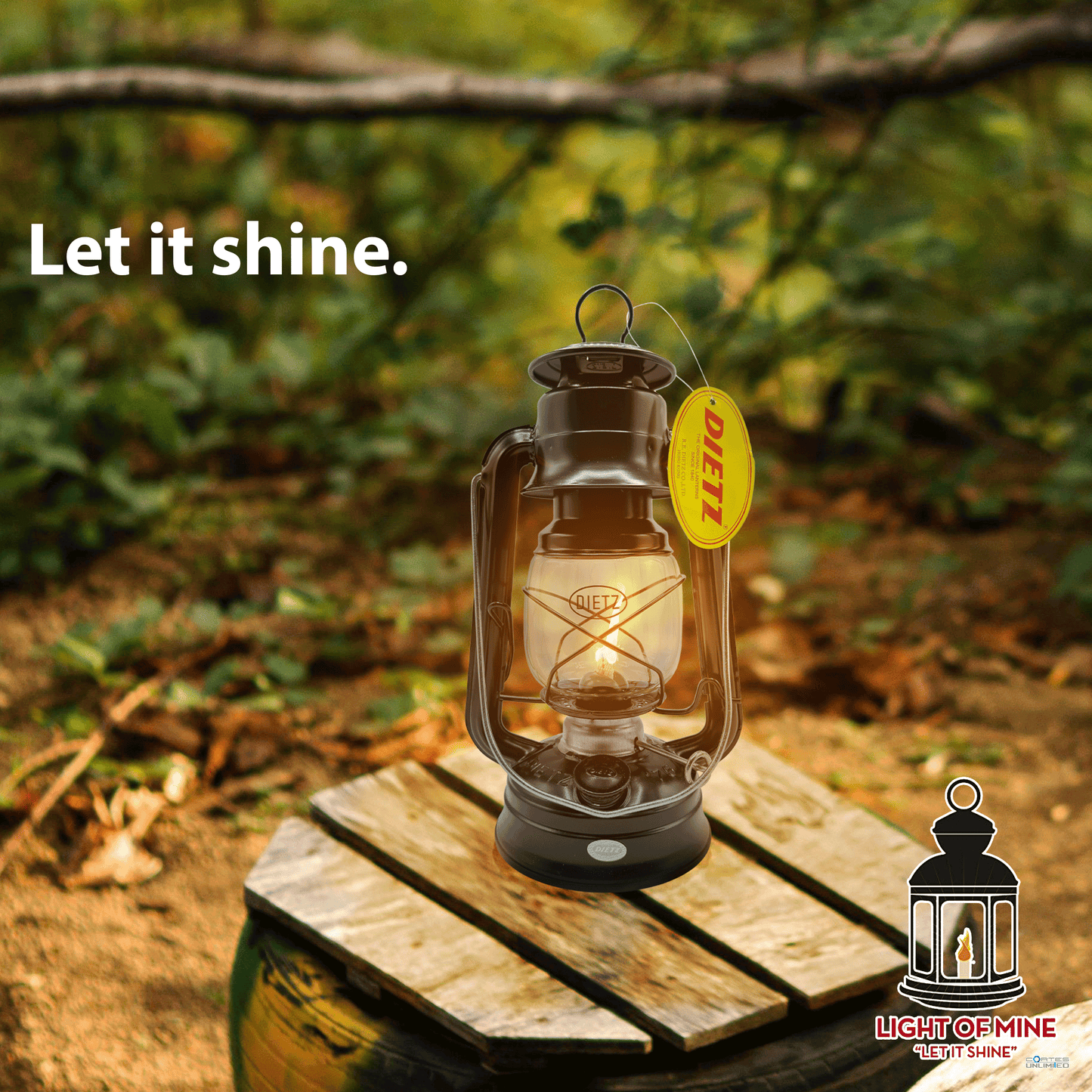 Light of Mine - Dietz #76 Original Oil Lantern Replacement Kit Including Burner and 100% Cotton 1/2" Wick Strips (Original)