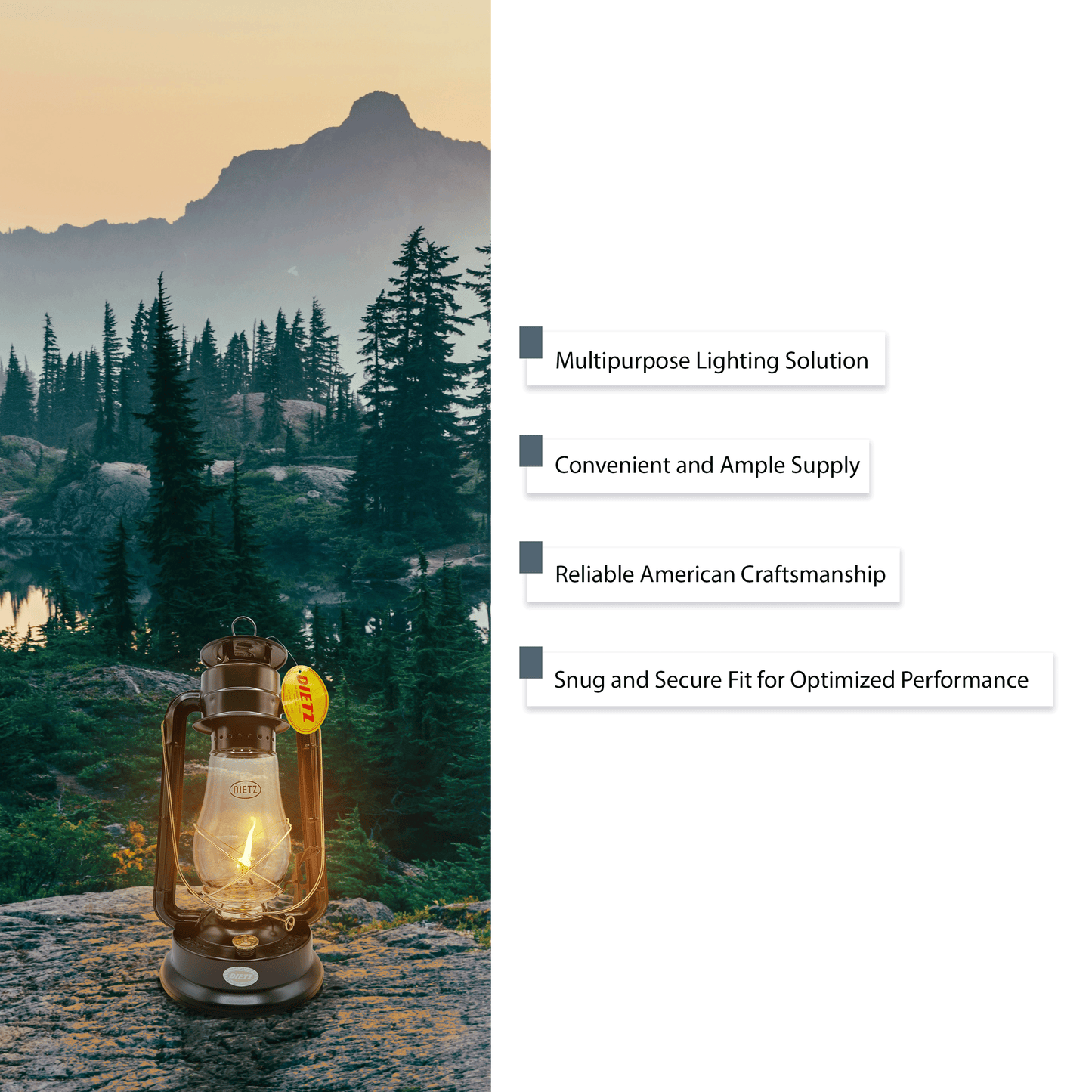 Light of Mine - Dietz #80 Blizzard/#10 Monarch Replacement Kit Including Globe, Burner, and 7/8" Wick Strips (#80, #10)