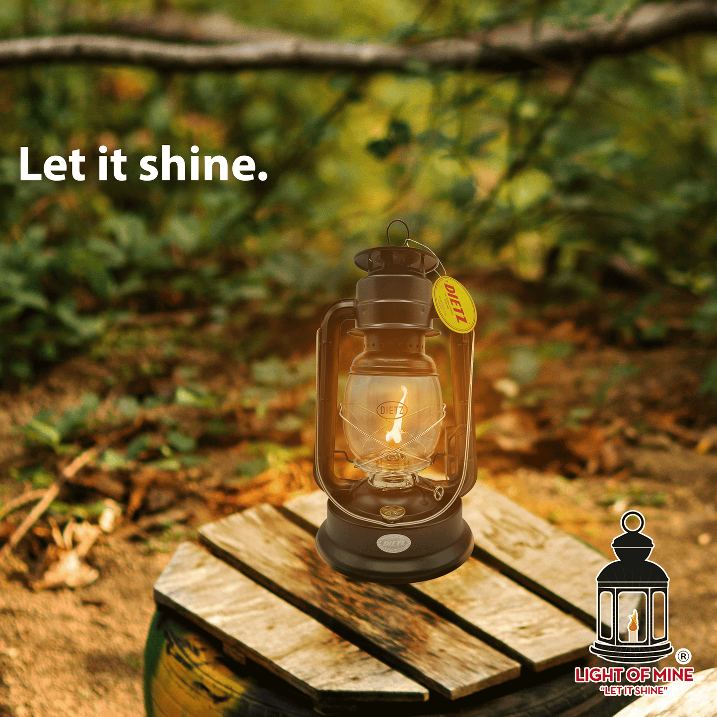 Light of Mine - Dietz #2500 Jupiter/#90 D-Lite Oil Lantern Replacement Kit Including Globe, Burner, and 100% Cotton 7/8" Wick Strips (Jupiter/D-Lite)