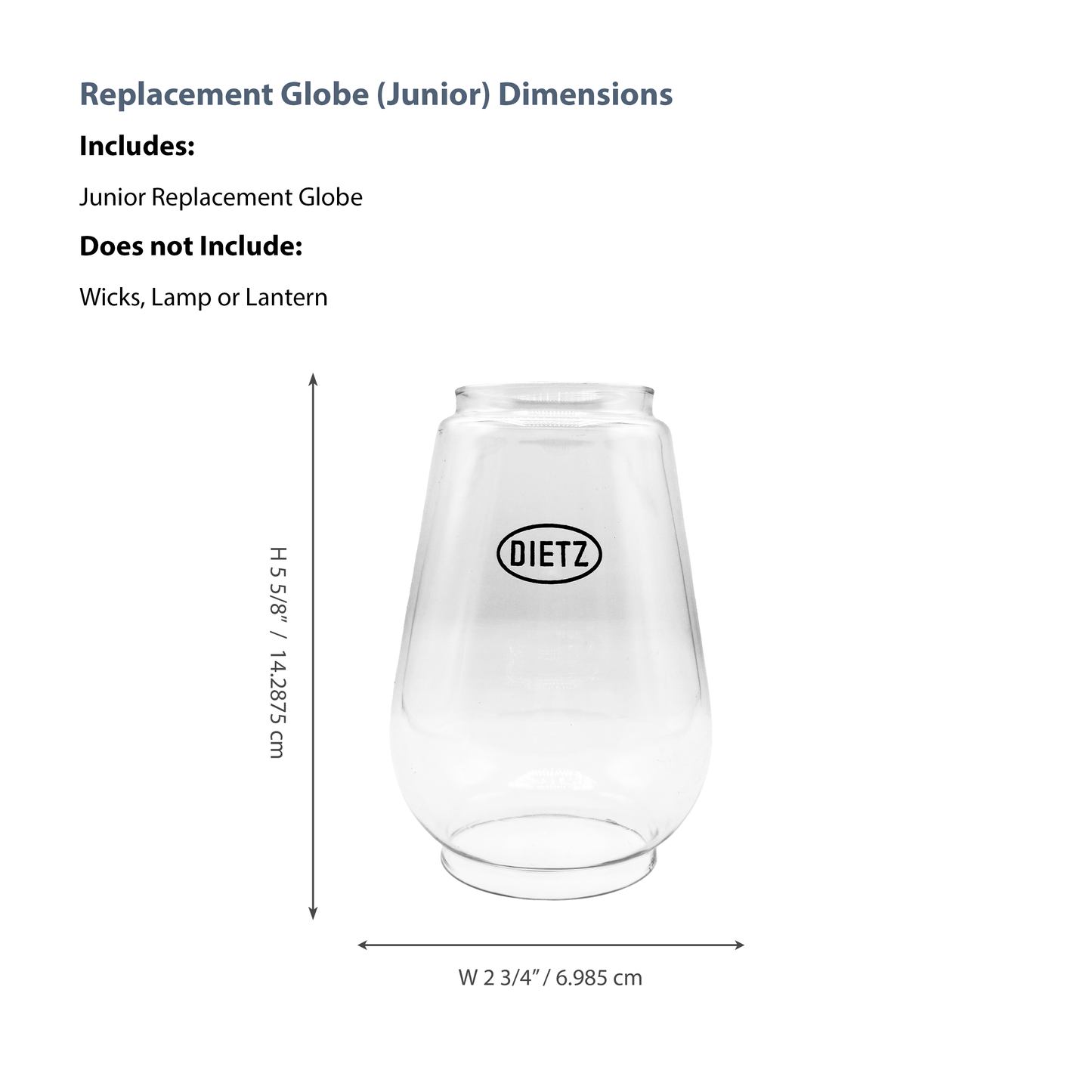 Light of Mine #20 Dietz Junior Replacement Globe