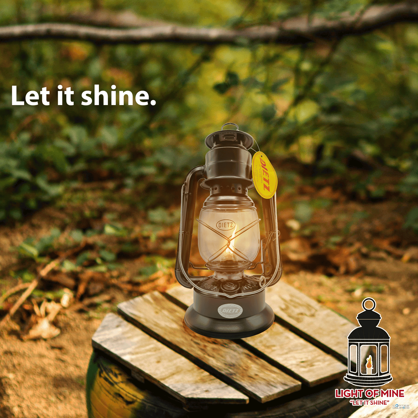 Light of Mine - Dietz #01, #30 Little Wizard Oil Lantern Replacement Kit Including Globe, Burner, and 100% Cotton 5/8" Wick Strips (Little Wizard)