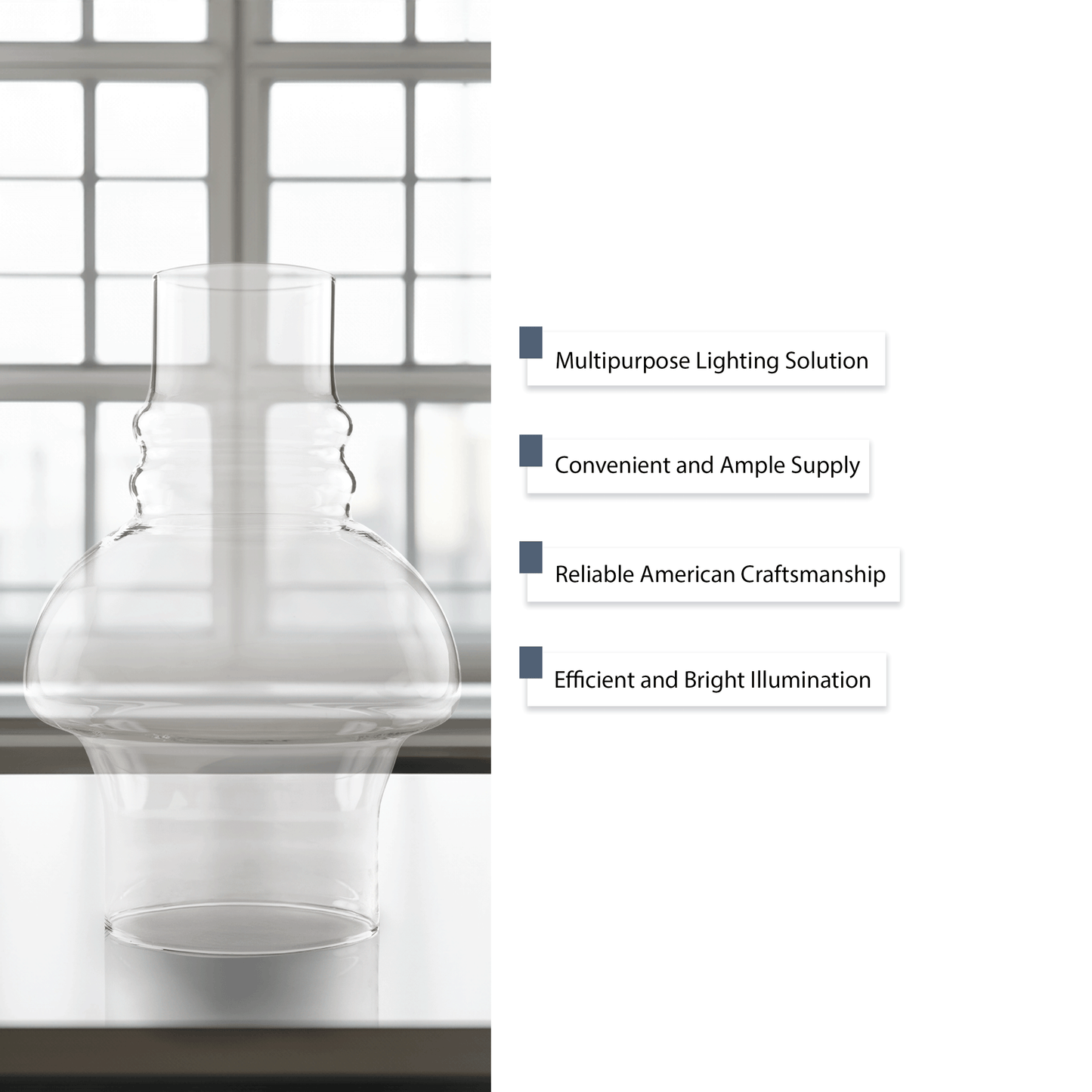 Light Of Mine - 3" x 7" Hooded Replacement Chimney for Oil Lamps with Electric Brown Cord Burner (3" x 7" Hooded Chimney)