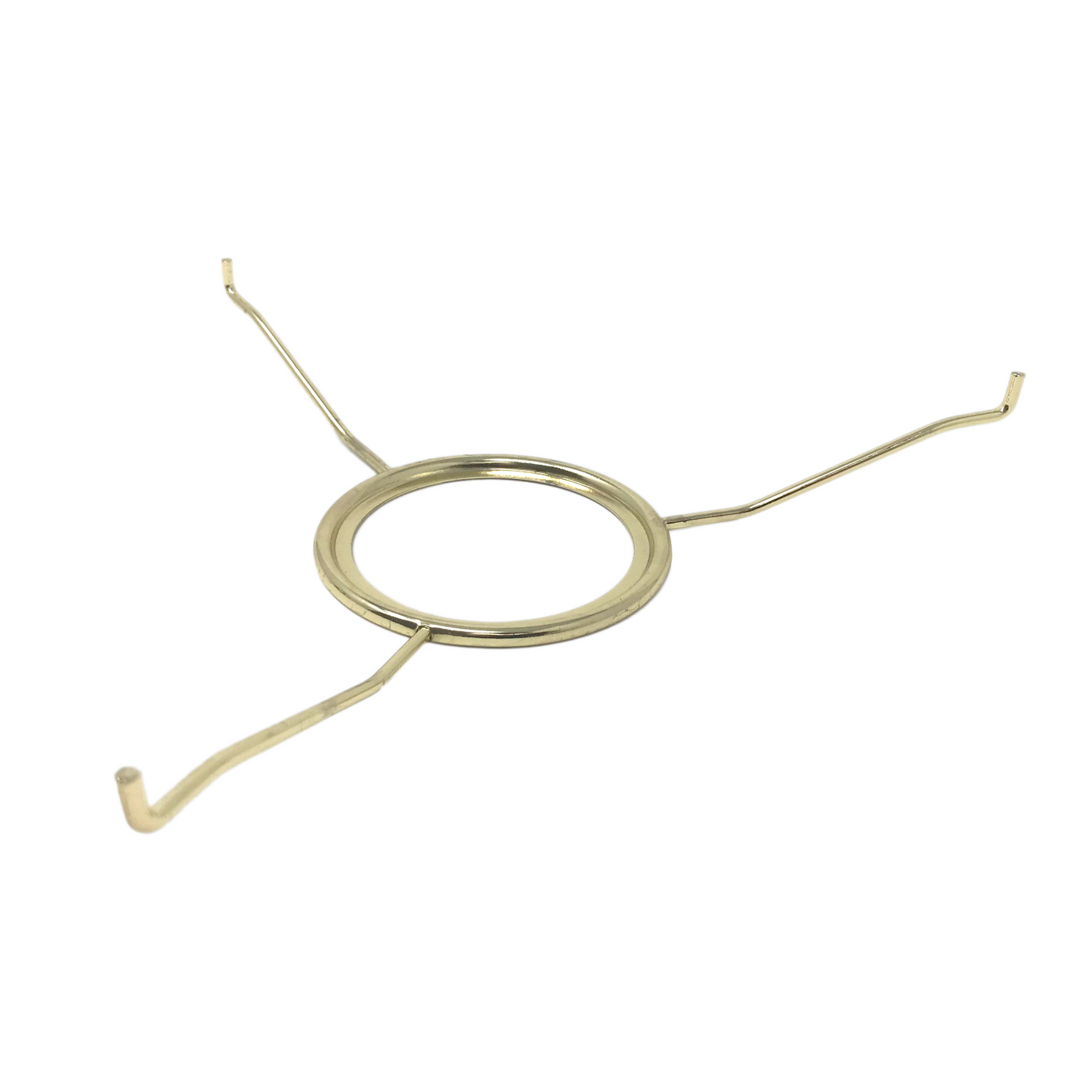 10" Brass Plated Tripod for Lamp Shade | Compatible with 3" #2 Burner | Antique Oil Lamp Replacement Parts | Hurricane Oil Lamp Parts | (10" for #2 Brass Plated Burner)