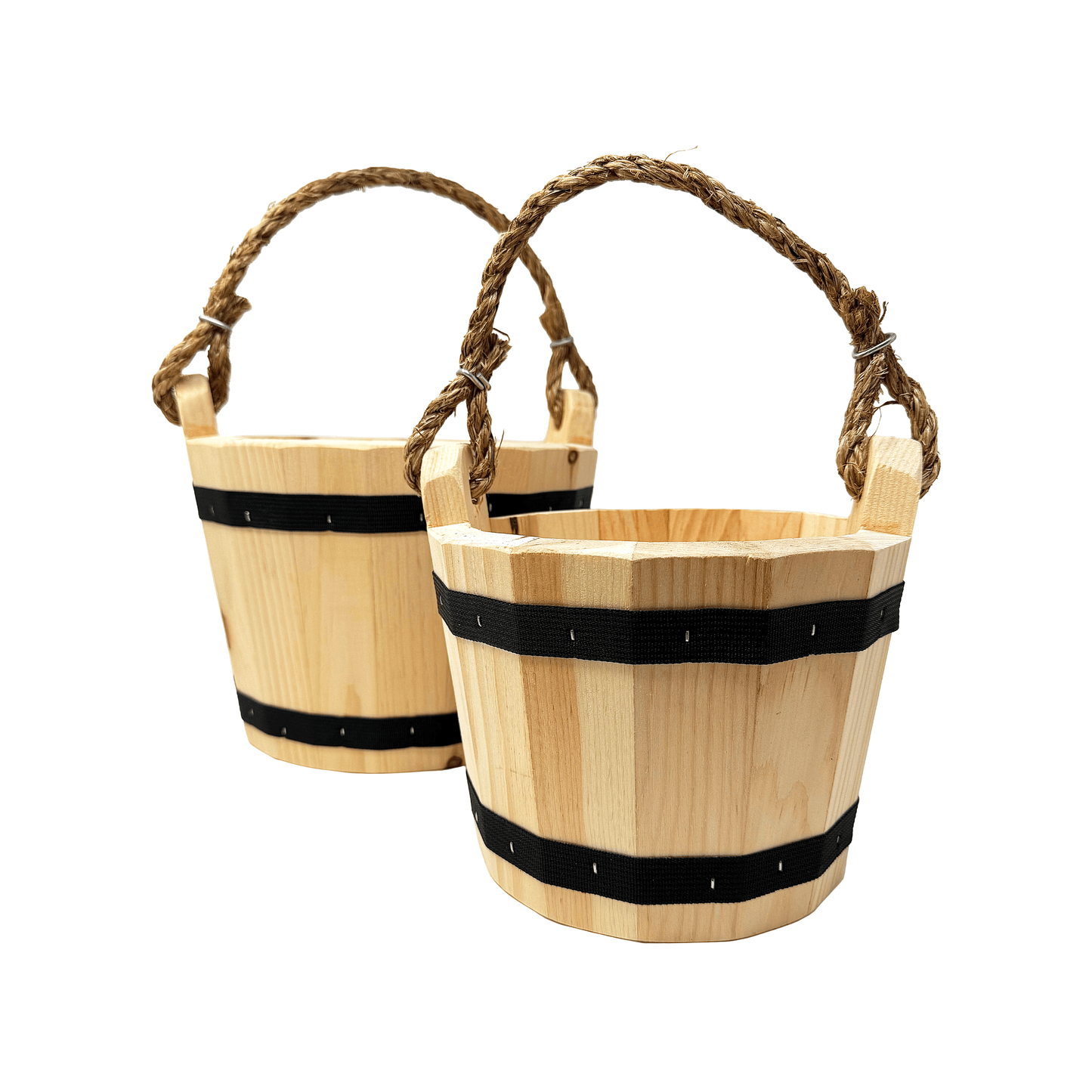 Good Wood - Bucket Bundle Including 6" x 8" Bucket and 8" x 10" Bucket - Made in the USA