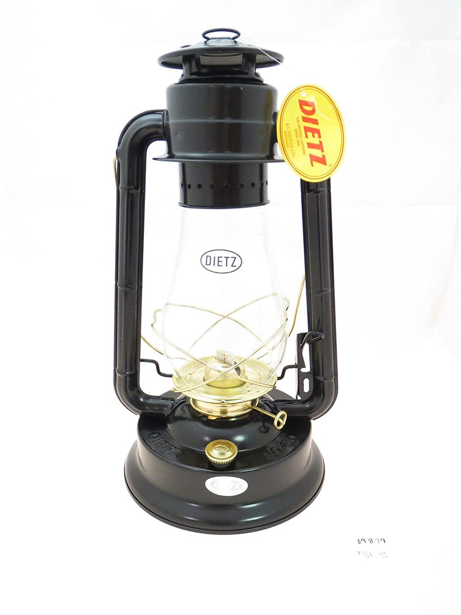 Dietz #80 Blizzard Hurricane Lanterna A Olio Blu: 36 Cm, 26 Ore Di Autonomia, 12 Candele, Per Campeggio Ed Emergenza