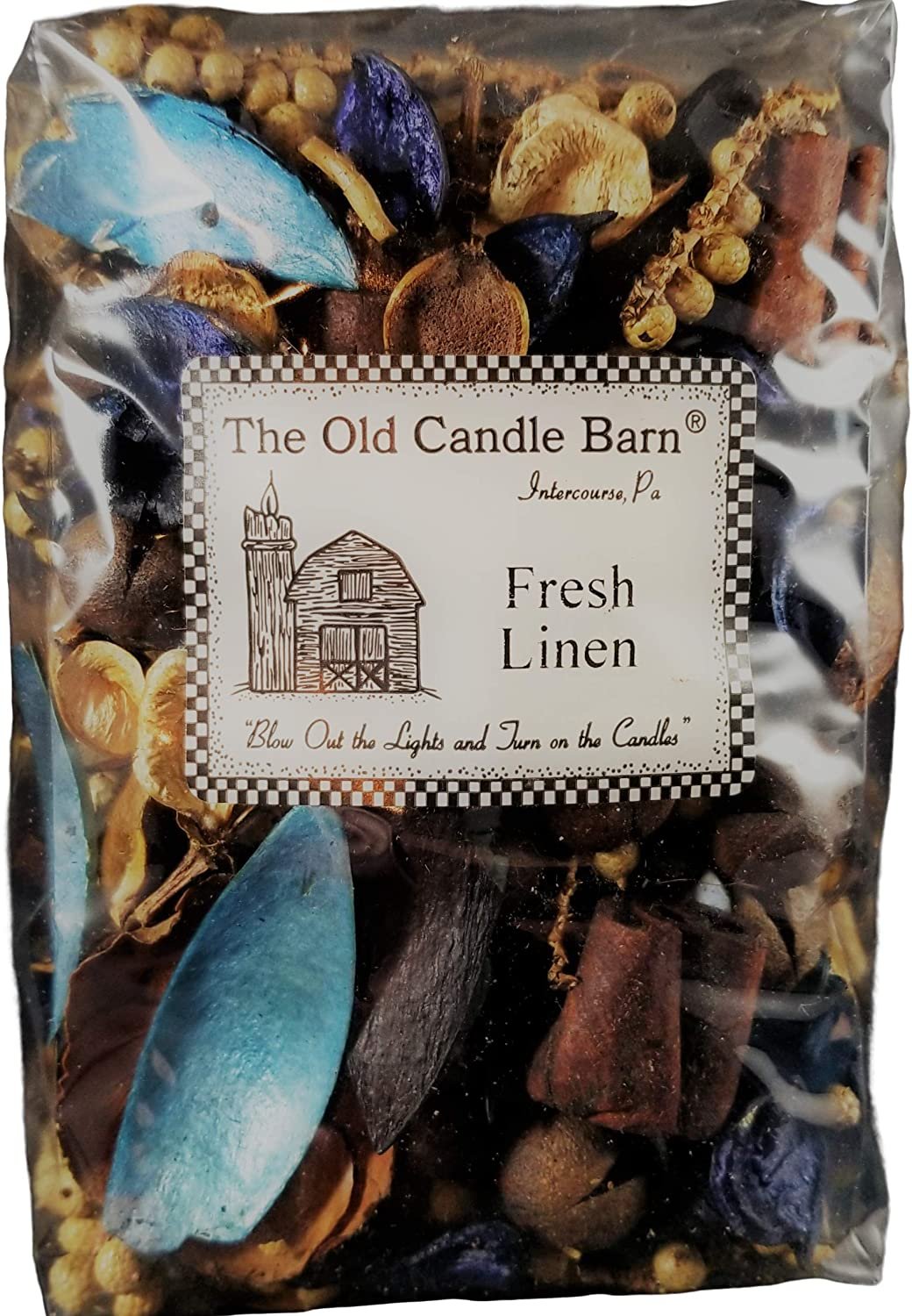 Old Candle Barn Fresh Linen Potpourri - Perfect For Spring, Summer, Fall, and Winter Decoration or Bowl Filler