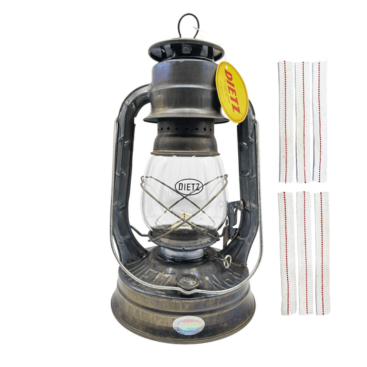 Light Of Mine - Dietz #08 Air Pilot Unfinished Oil Lantern with Replacement Wick Strips (Unfinished)