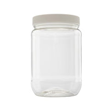 CLEARVIEW CONTAINERS Multi-Pack (32 Oz Round Jar White Lid 48 pack) Suitable for storing a variety of goods, from dry ingredients like pasta and grains to homemade preserves and snacks