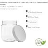 Plastic PET Jars with Lids Lot (12, 12 ounces) by Clear View ContainersTM