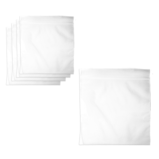 Clearview Containers - 50 Pack of 6" x 6" High Quality Recloseable Zip Bags