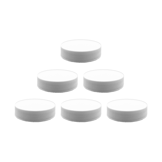 Clearview Containers - 70RG White Plastic 6 Pack Replacement Lids with Leak Proof Liner - 70/450 RG Plastic Replacement Lids (6pk, White Lids)