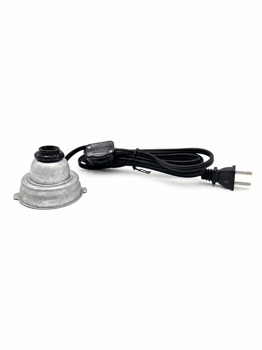 Light of Mine - Dietz Oil Lantern Electric Conversion Kit for #80 Blizzard, #90 D-Lite & #2500 Jupiter - 120V Corded Lamp Adapter with Inline Switch