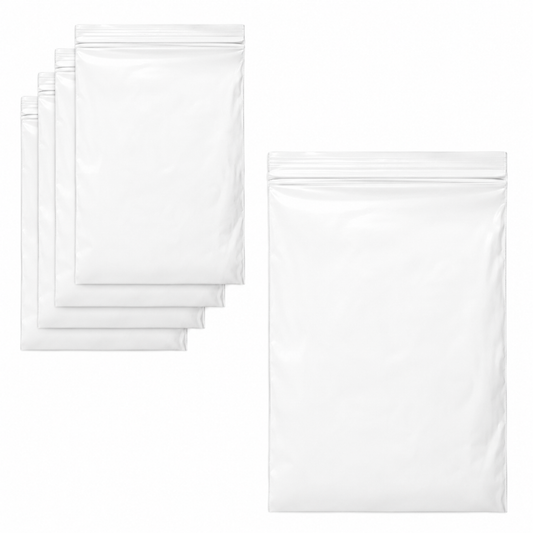 Clearview Containers – 100 Pack 6" x 9" Clear Reclosable Zip Bags, 2 MIL Thick Plastic Zipper Storage Bags for Small Parts, Hardware, Crafts, Beads, Jewelry & Organization