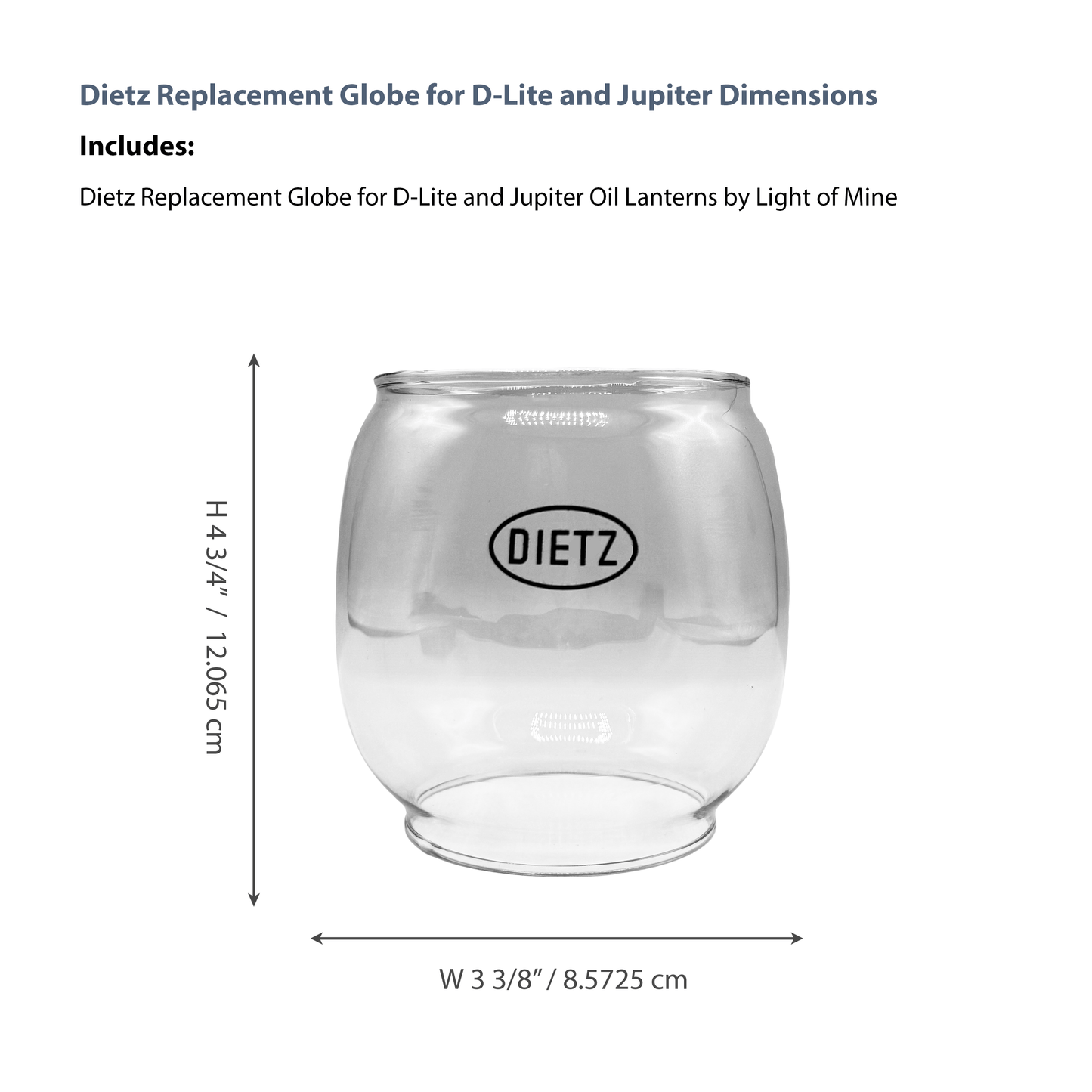 Dietz D-Lite and Jupiter Replacement Globe