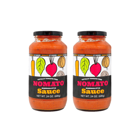 Nomato- The Original Tomato Free Marinara Sauce - Pasta Sauce Pack of 2 (24 oz) jars