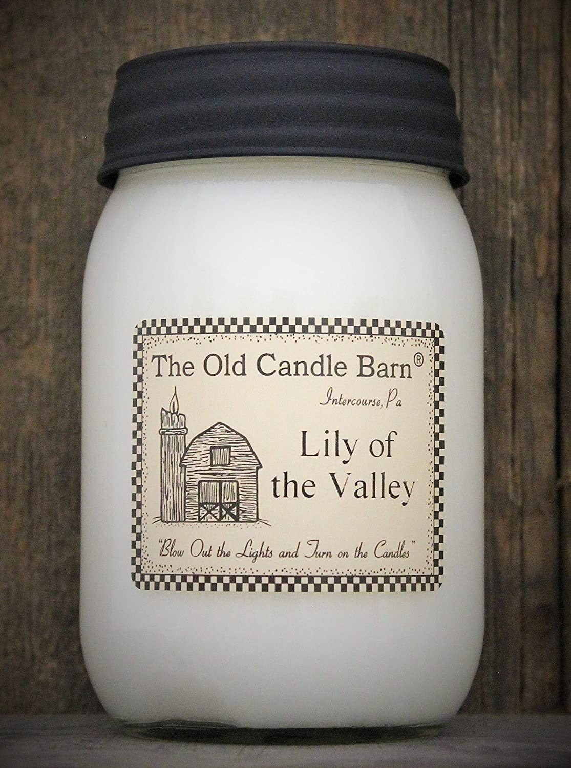 Lily of The Valley 16 Oz Jar Candle - Made in The USA - Blow Out The Light and Turn On The Candles!