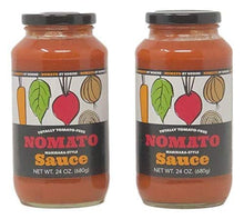 Nomato- The Original Tomato Free Marinara Sauce - Pasta Sauce Pack of 2 (24 oz) jars
