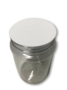 12 Pack 16 oz. Plastic Wide Mouth Jar Fresh Seal No Leak Screw On Lid Container