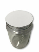 Plastic Wide Mouth Jar w/ Fresh Seal No Leak Screw Lid 12 Pack 8 oz container