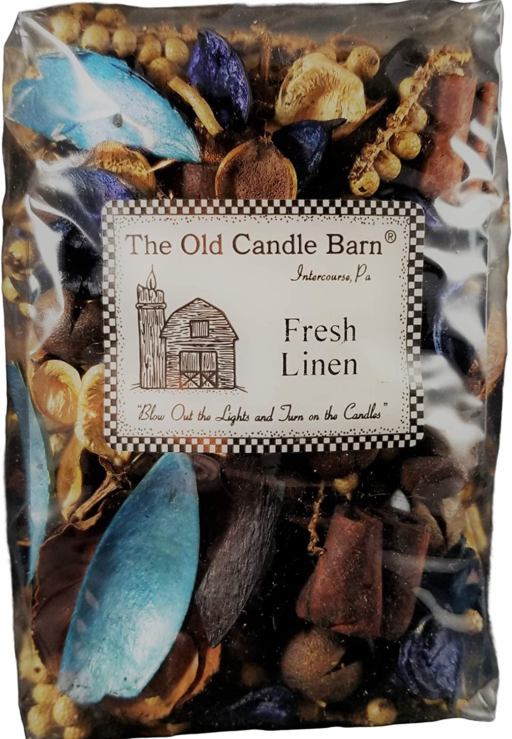 Old Candle Barn Fresh Linen Potpourri - Perfect For Spring, Summer, Fall, and Winter Decoration or Bowl Filler