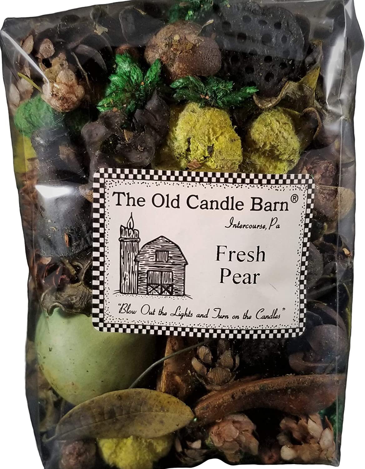 Old Candle Barn Fresh Pear Potpourri - Perfect For Spring, Summer, Fall, and Winter Decoration or Bowl Filler
