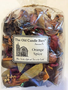 Old Candle Barn Orange Spice Large 8 Cup Bag - Perfect Home Decoration or Bowl Filler - Beautiful Orange Spice Scent