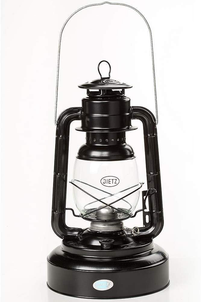 Dietz Jupiter Hurricane Oil Lantern Black