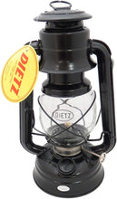Dietz Original 76 Oil Lamp Burning Lantern Black with Gold Trim